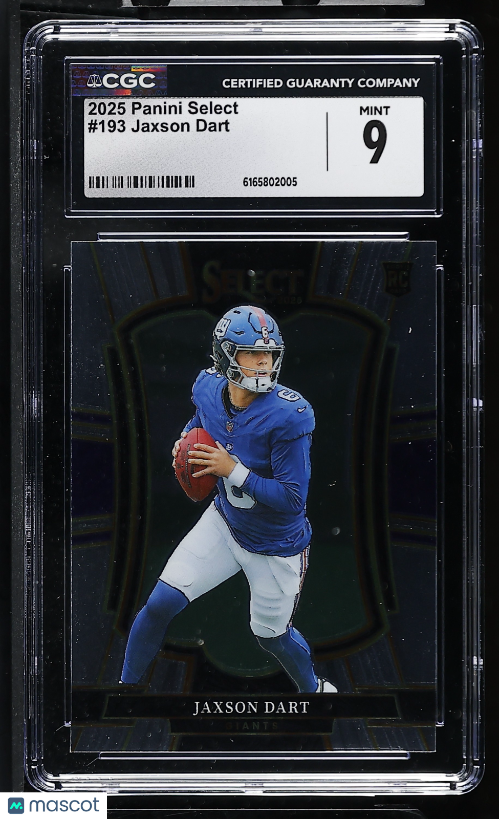 2025 Panini Select Jaxson Dart #193 CGC 9