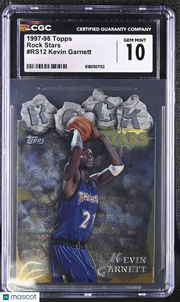 1997-98 Topps Kevin Garnett Rock Stars #RS12 CGC 10 Minnesota Timberwolves