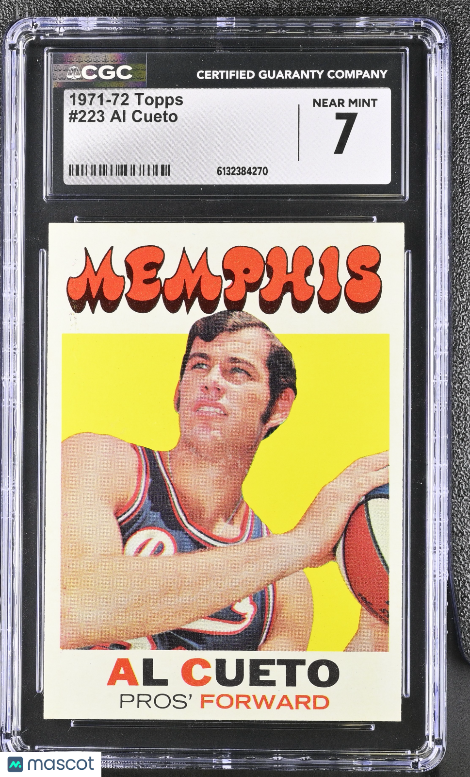 1971-72 Topps Al Cueto #223 CGC 7 Memphis Pros