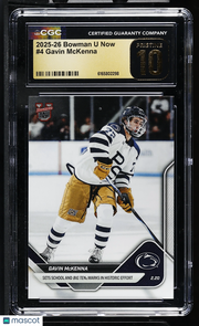 2025-26 Bowman U Now Gavin McKenna Rookie #4 CGC 10 Pristine Penn State