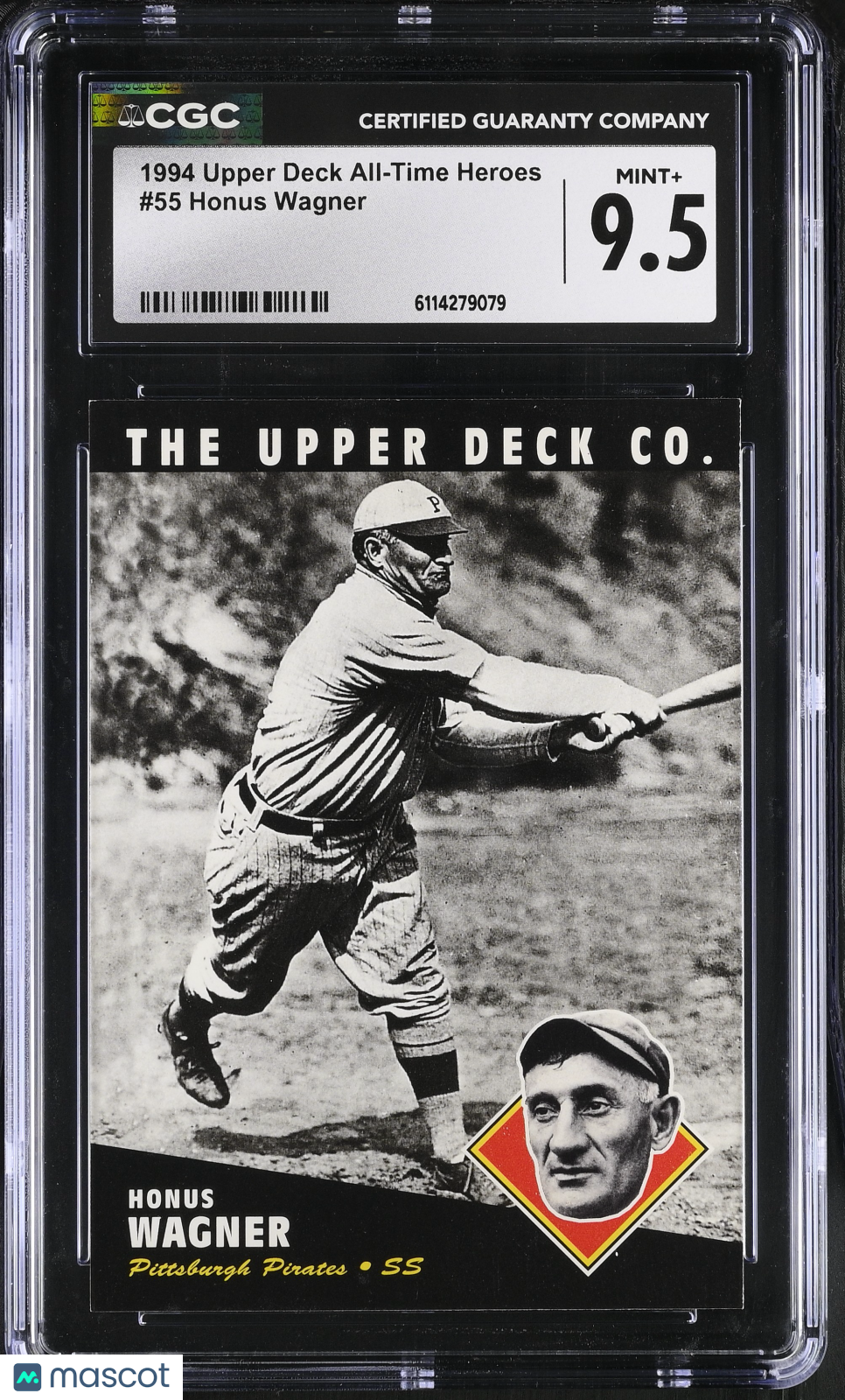 1994 Upper Deck All-Time Heroes Honus Wagner #55 CGC 9.5