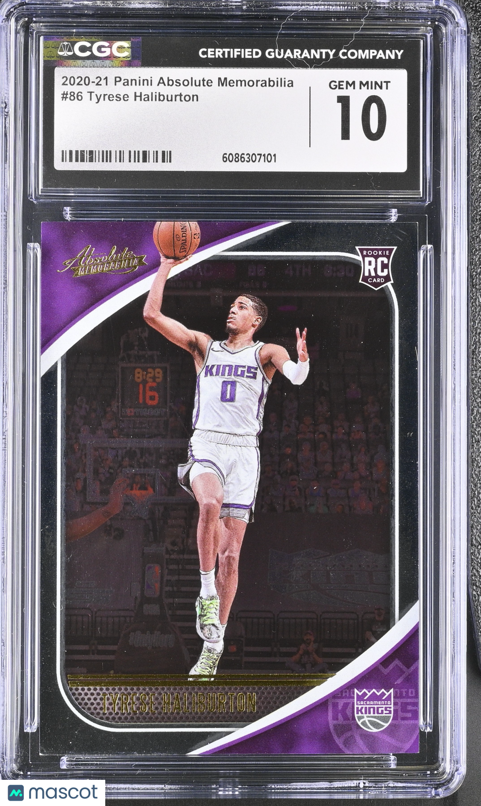 2020-21 Panini Absolute Memorabilia Tyrese Haliburton Rookie #86 CGC 10 Kings