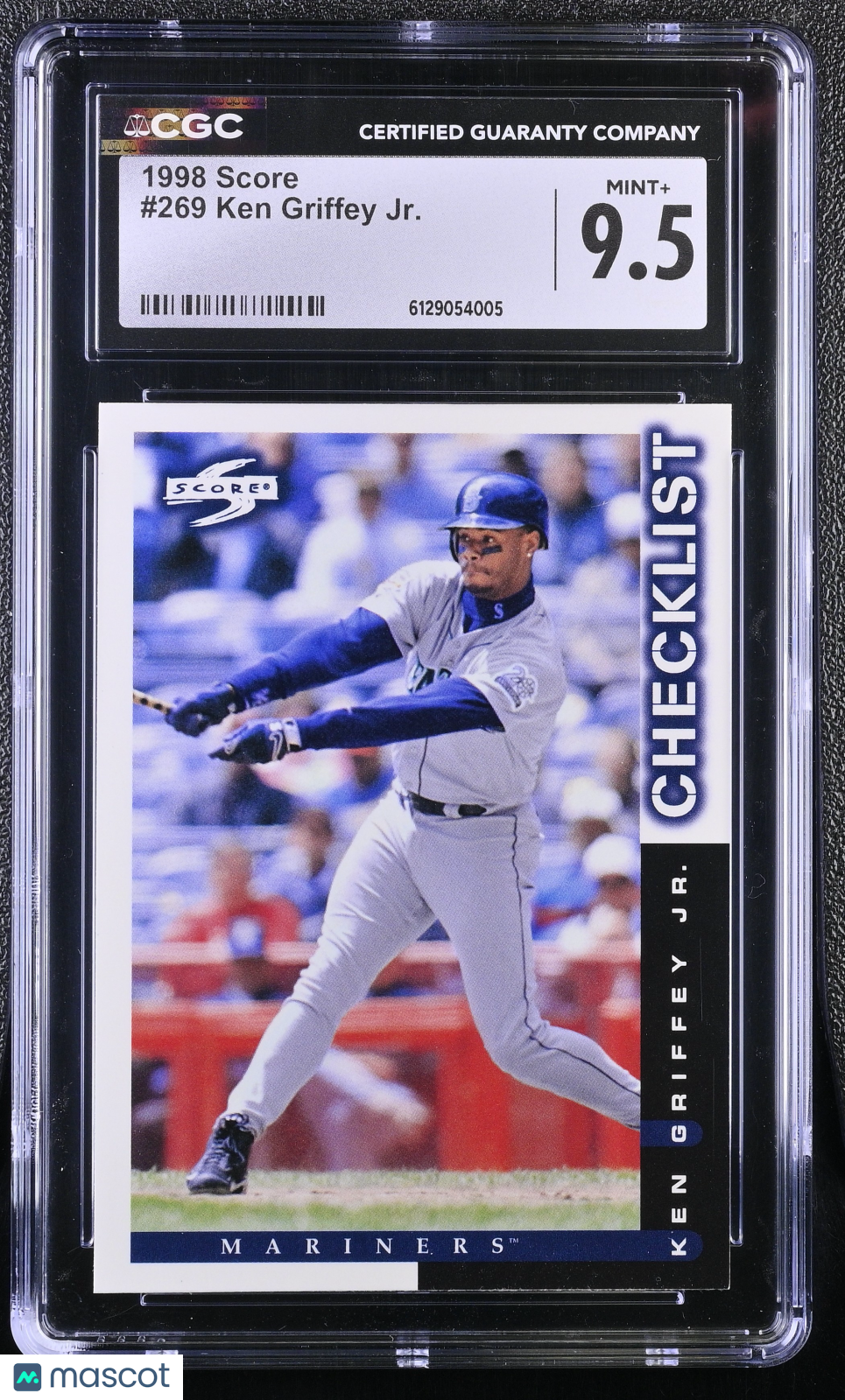 1998 Score Ken Griffey Jr. #269 CGC 9.5 Seattle Mariners