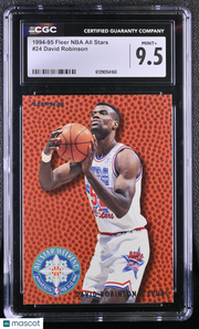 1994-95 Fleer David Robinson NBA All-Stars #24 CGC 9.5 San Antonio Spurs