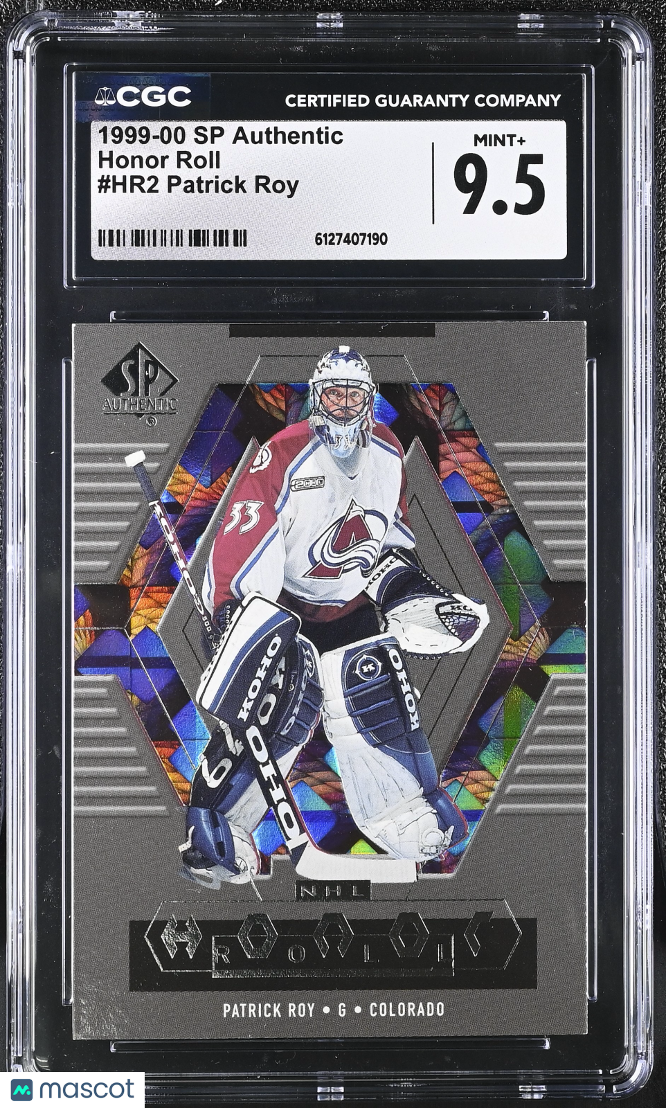 1999-00 SP Authentic Patrick Roy Honor Roll #HR2 CGC 9.5 Colorado Avalanche