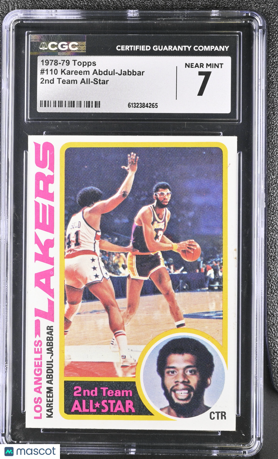 1978-79 Topps Kareem Abdul-Jabbar 2nd Team All-Star #110 CGC 7 Lakers