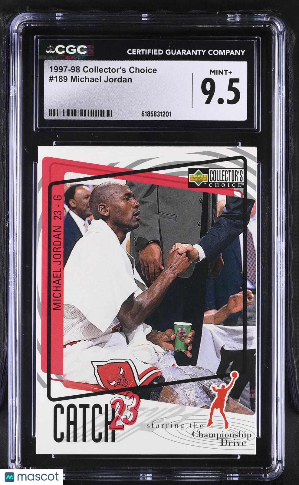 1997-98 Collector's Choice Michael Jordan #189 CGC 9.5 Chicago Bulls