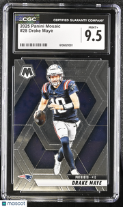 2025 Panini Mosaic Drake Maye #28 CGC 9.5 New England Patriots