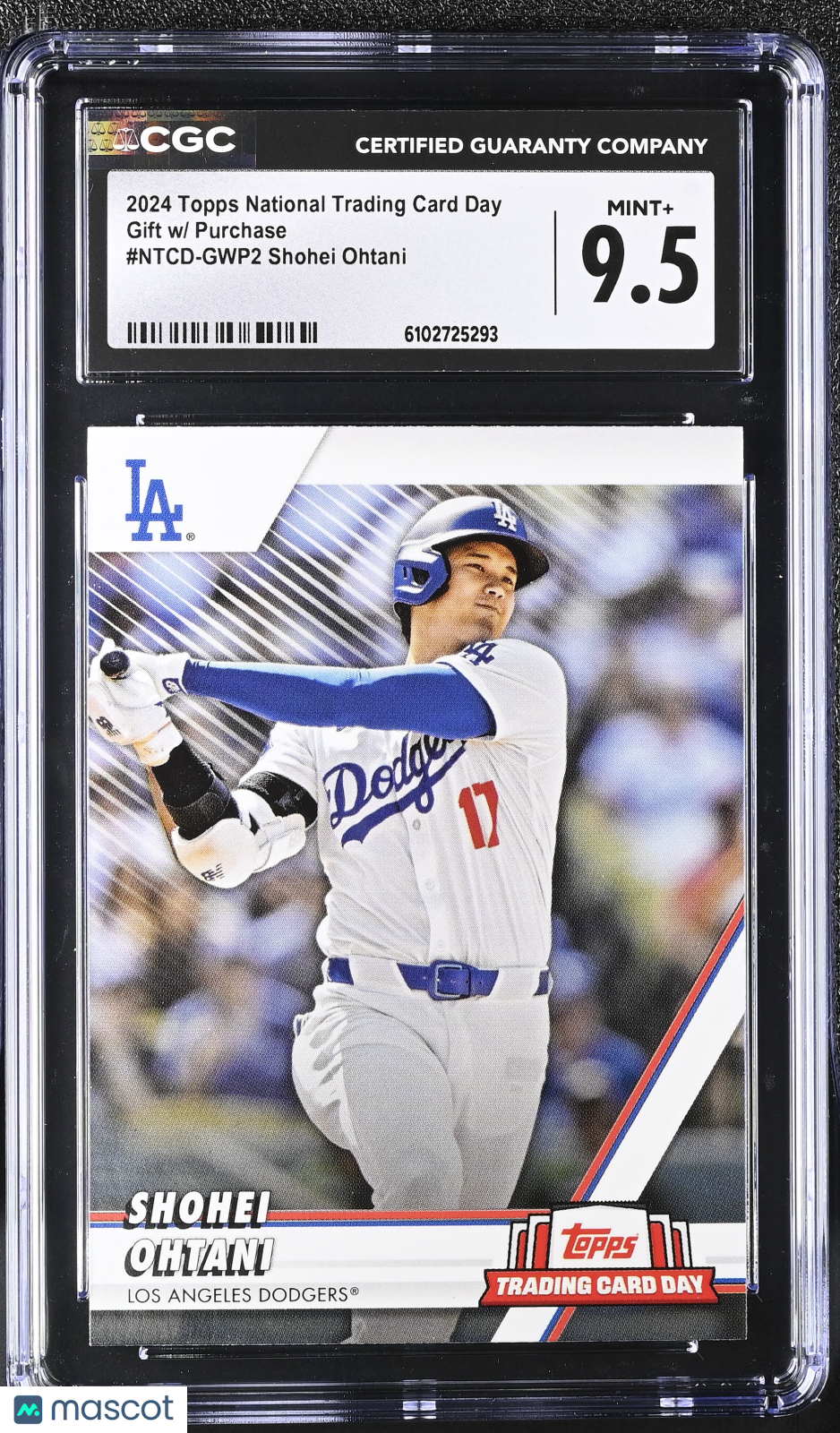 2024 Topps National Trading Card Day Shohei Ohtani #NTCD-GWP2 CGC 9.5 Dodgers
