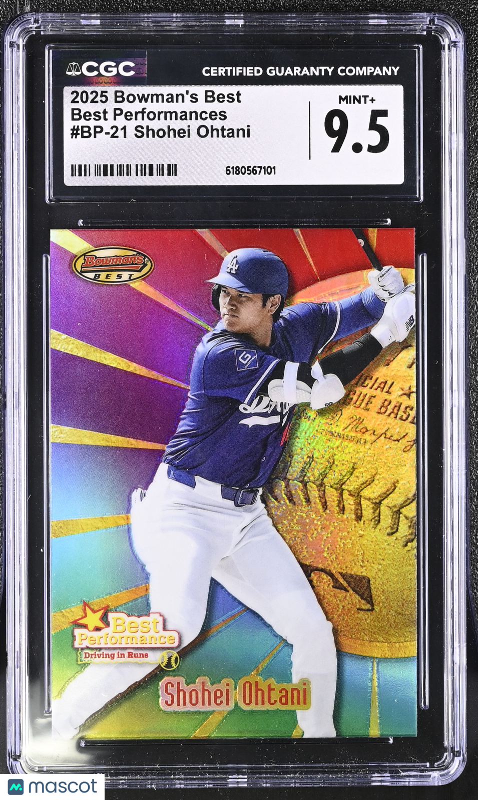 2025 Best Shohei Ohtani Best Performances #BP-21 CGC 9.5 Los Angeles Dodgers