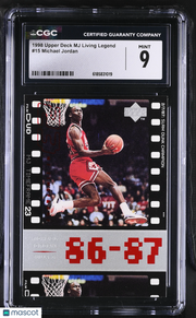 1998 Upper Deck MJ Living Legend Michael Jordan #15 CGC 9 Chicago Bulls