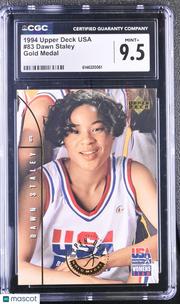 1994 Upper Deck Usa Dawn Staley Gold Medal Rookie #83 CGC 9.5 USA