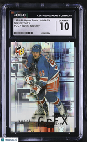 1999-00 Upper Deck Hologrfx Wayne Gretzky GrFx #GG7 CGC 10 New York Rangers
