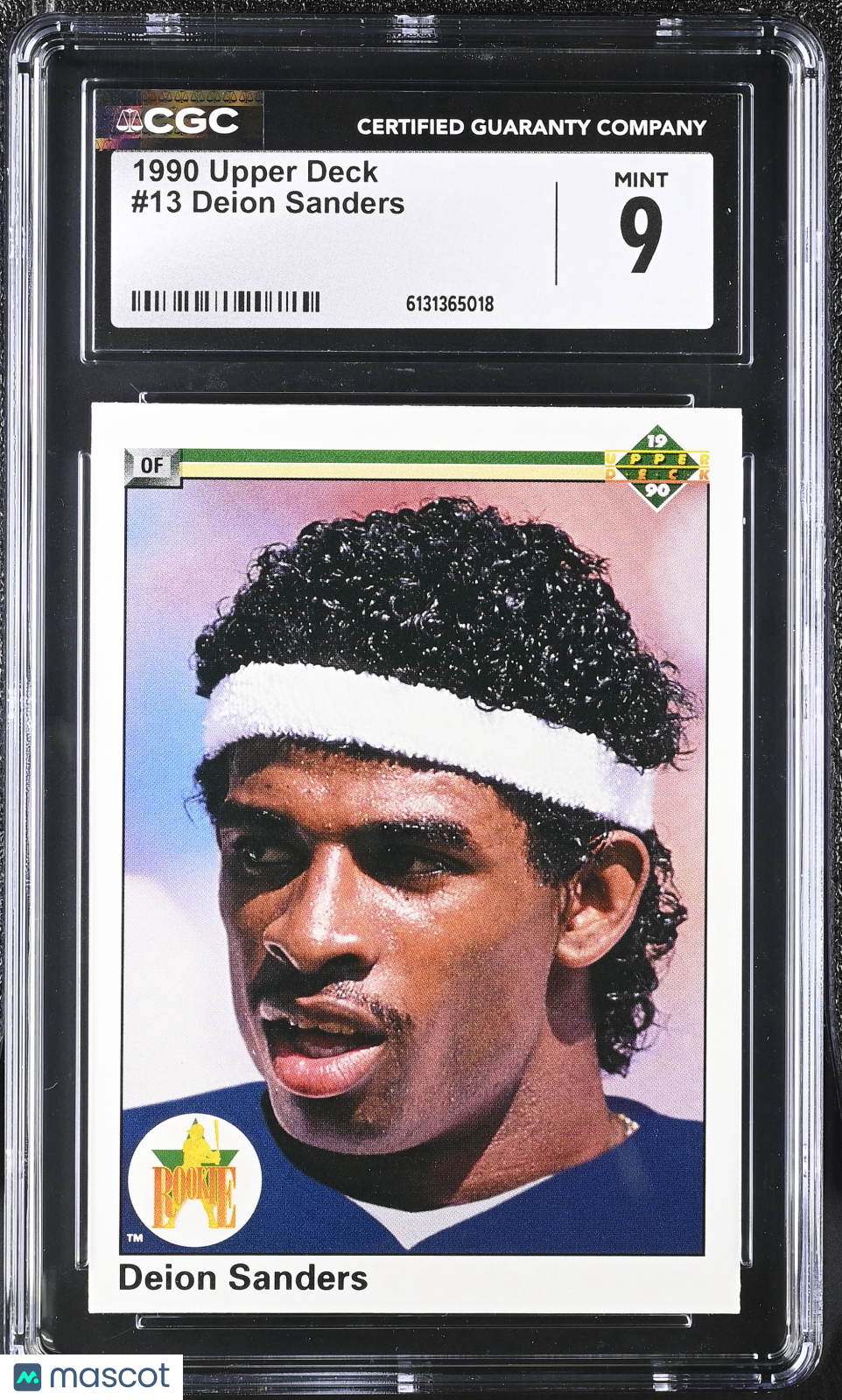 1990 Upper Deck Deion Sanders Rookie #13 CGC 9 Dallas Cowboys