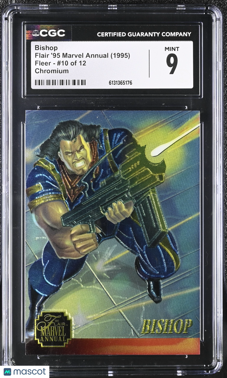 1995 Fleer Flair '95 Marvel Annual Bishop #10 of 12 Chromium CGC 9