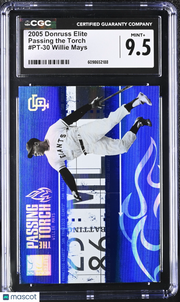 2005 Donruss Elite Willie Mays /400 Passing the Torch #PT-30 CGC 9.5 Giants