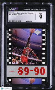 1998 Upper Deck MJ Living Legend Michael Jordan #31 CGC 9 Chicago Bulls