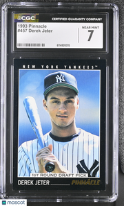 1993 Pinnacle Derek Jeter #457 CGC 7