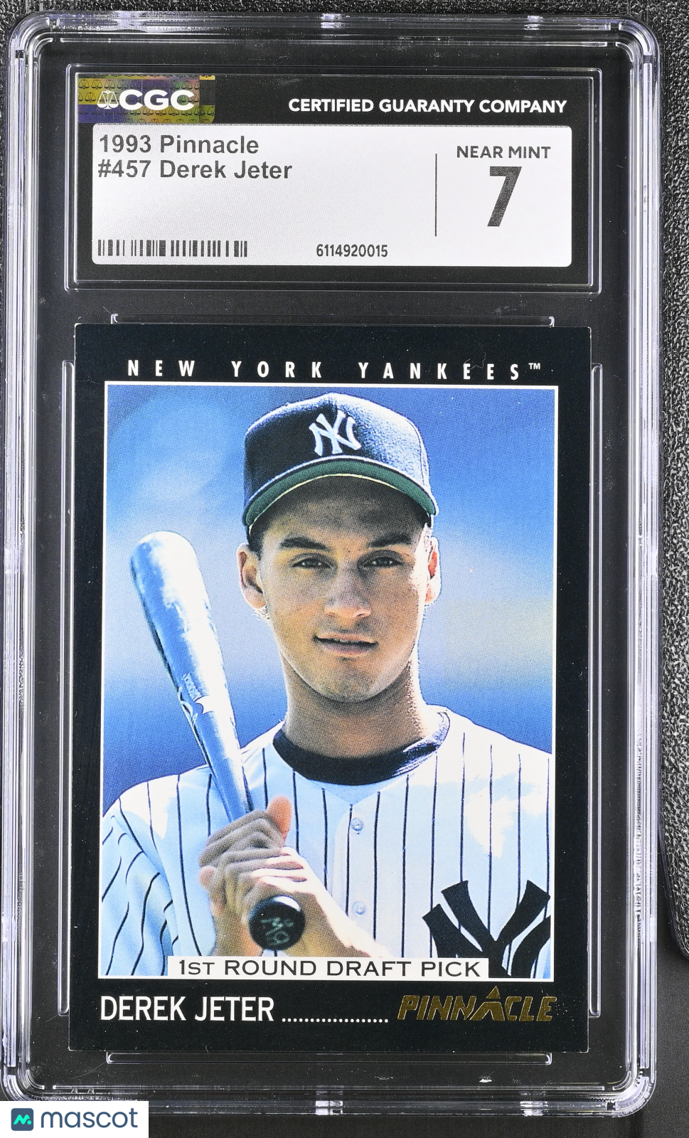 1993 Pinnacle Derek Jeter #457 CGC 7