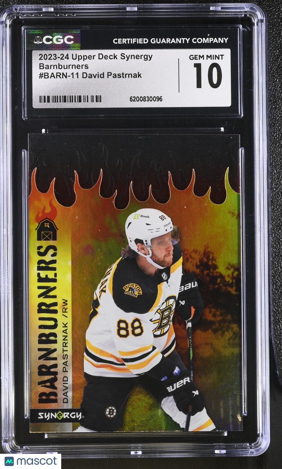2023-24 Upper Deck Synergy David Pastrnak Barnburners #BARN-11 CGC 10 Bruins