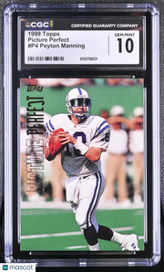 1999 Topps Peyton Manning Picture Perfect #P4 CGC 10 Indianapolis Colts