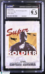 2011 Upper Deck Captain AmericaSuper Soldier #P-4 Poster Series CGC 9.5