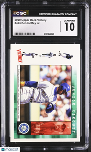 2000 Upper Deck Victory Ken Griffey Jr. #403 CGC 10 Seattle Mariners