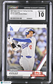 2024 Topps National Trading Card Day Shohei Ohtani #NTCD-GWP2 CGC 10 Dodgers