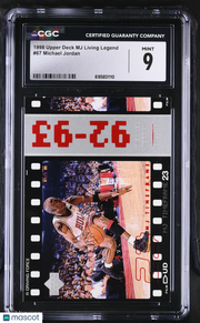 1998 Upper Deck MJ Living Legend Michael Jordan #67 CGC 9 Chicago Bulls