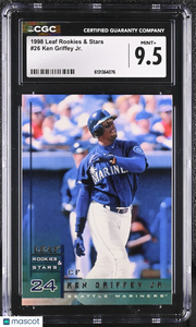 1998 Leaf Rookies & Stars Ken Griffey Jr. #26 CGC 9.5 Seattle Mariners