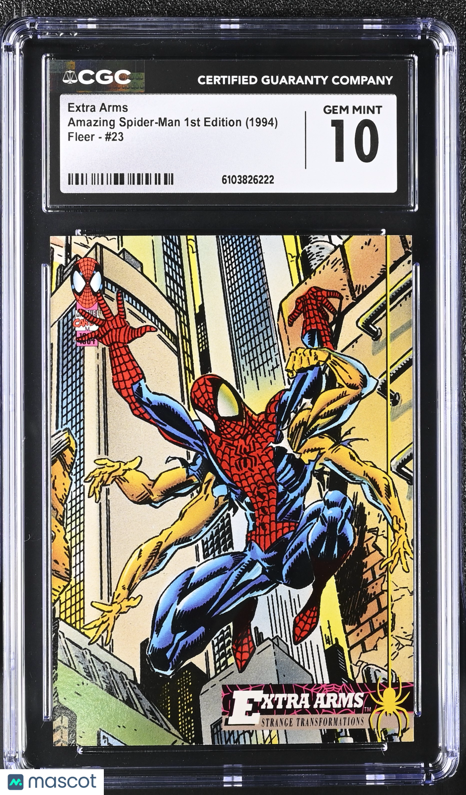 1994 Fleer Amazing Spider-Man Extra Arms #23 CGC 10
