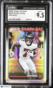 2024 Topps Chrome Bucky Irving Refractor Rookie #226 CGC 9.5 Buccaneers