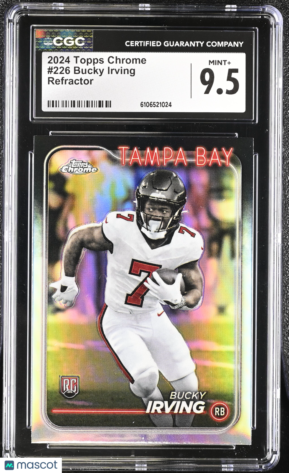 2024 Topps Chrome Bucky Irving Refractor Rookie #226 CGC 9.5 Buccaneers