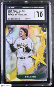 2025 Topps Update Nick Kurtz Stars of MLB #SMLB-61 CGC 10