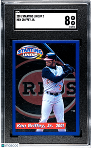 2001 Starting Lineup 2 Ken Griffey JR. SGC 8 Cincinnati Reds