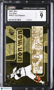 2007 SPX Cal Ripken /699 Iron Man #IM23 CGC 9 Baltimore Orioles