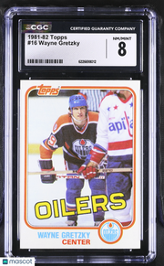 1981-82 Topps Wayne Gretzky #16 CGC 8 Edmonton Oilers