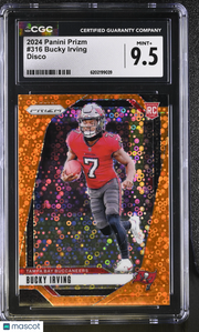 2024 Panini Prizm Bucky Irving Disco Rookie #316 CGC 9.5 Tampa Bay Buccaneers