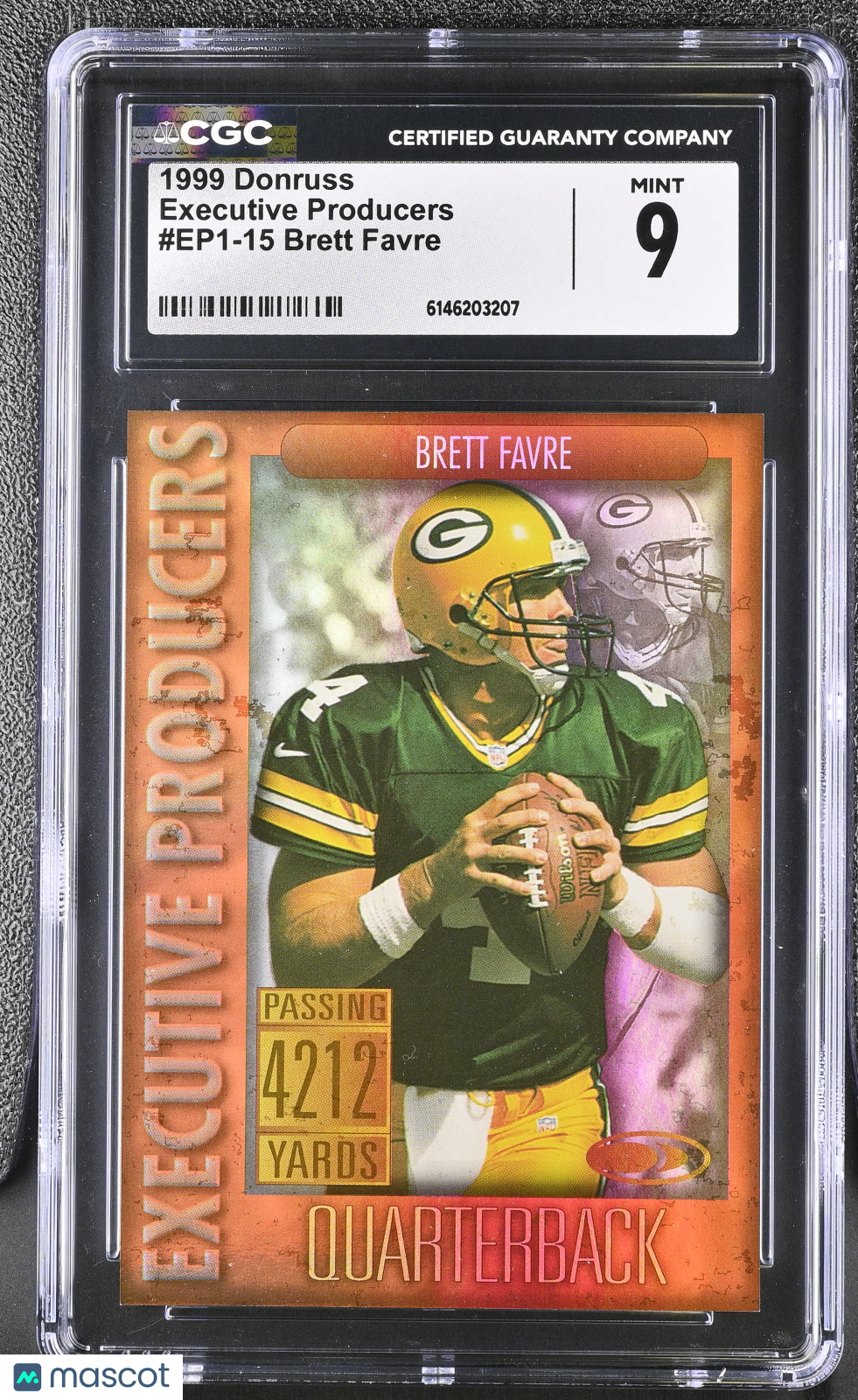 1999 Donruss Brett Favre /4212 Executive Producers #15 CGC 9 Green Bay Packers
