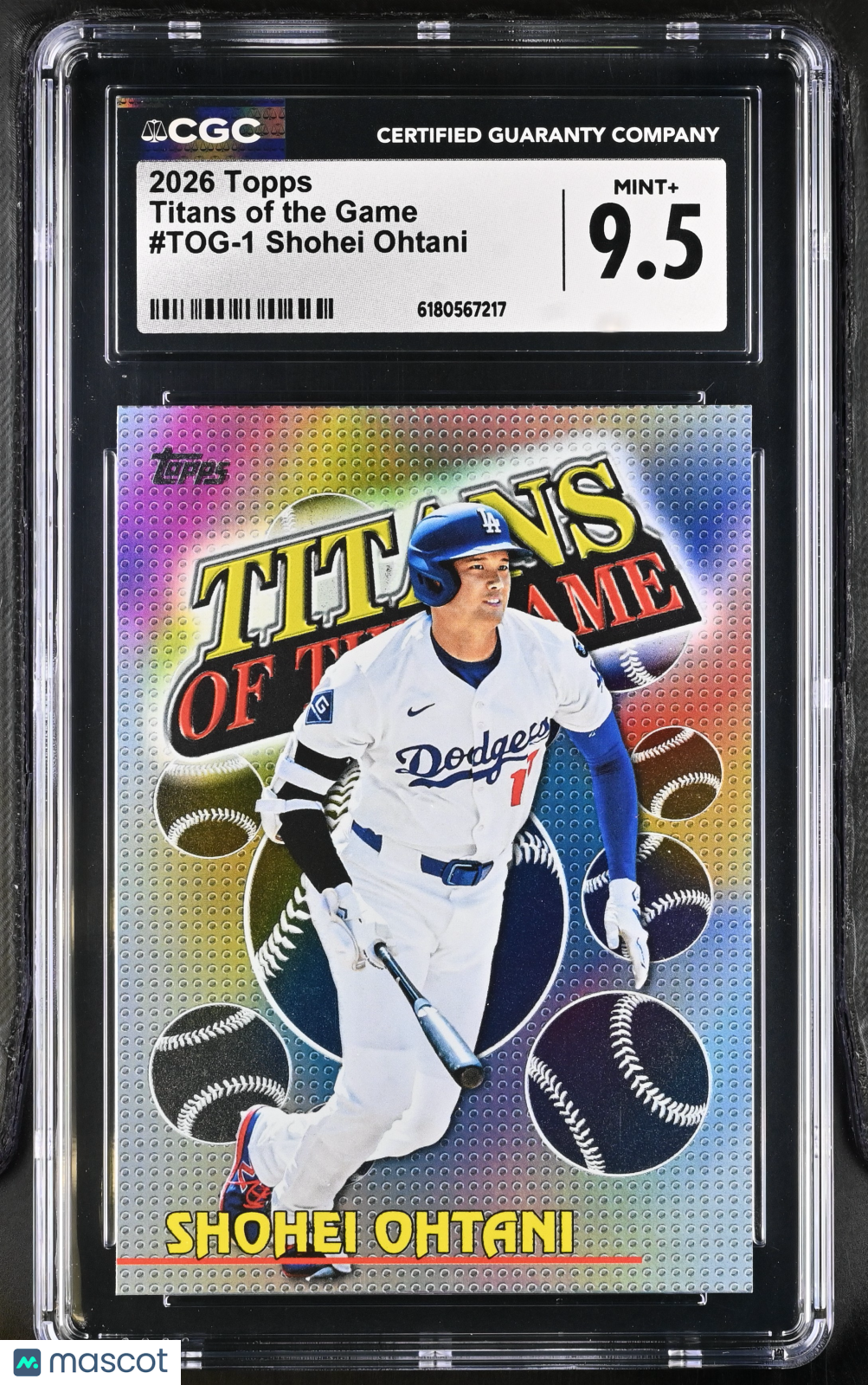 2026 Topps Shohei Ohtani Titans of the Game #TOG-1 CGC 9.5 Los Angeles Dodgers