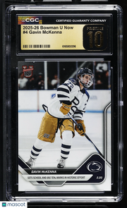 2025-26 Bowman U Now Gavin McKenna Rookie #4 CGC 10 Pristine Penn State