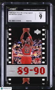 1998 Upper Deck MJ Living Legend Michael Jordan #34 CGC 9 Chicago Bulls
