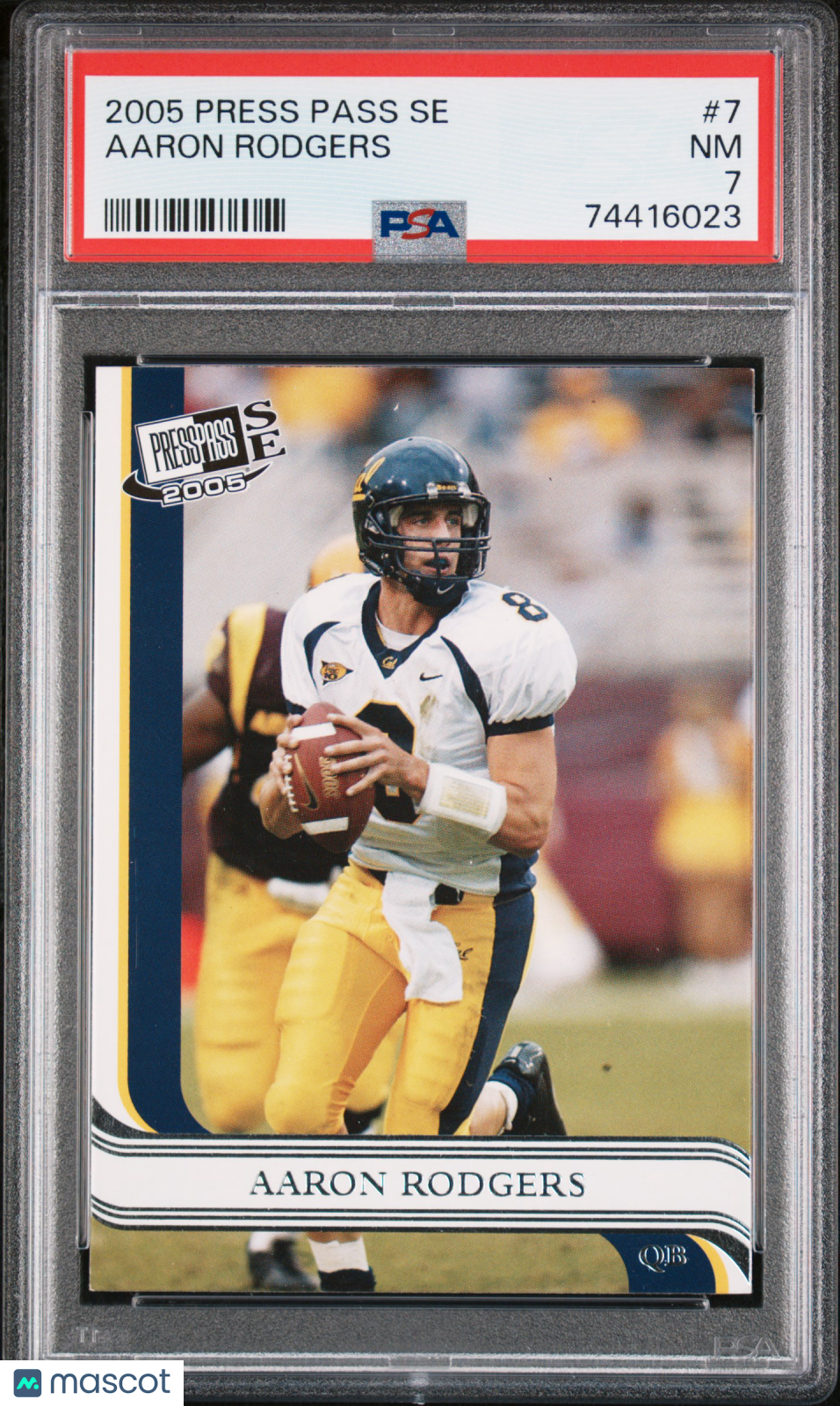 2005 Press Pass Se Aaron Rodgers Rookie #7 PSA 7 California Golden Bears