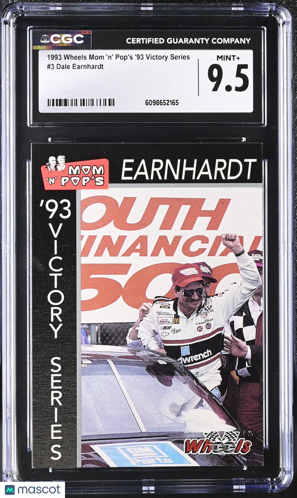 1993 Wheels Mom 'N' Pop's '93 Victory Series Dale Earnhardt #3 CGC 9.5