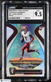 2024 Totally Certified Jayden Daniels Rookie Franchise Foundations #20 CGC 9.5