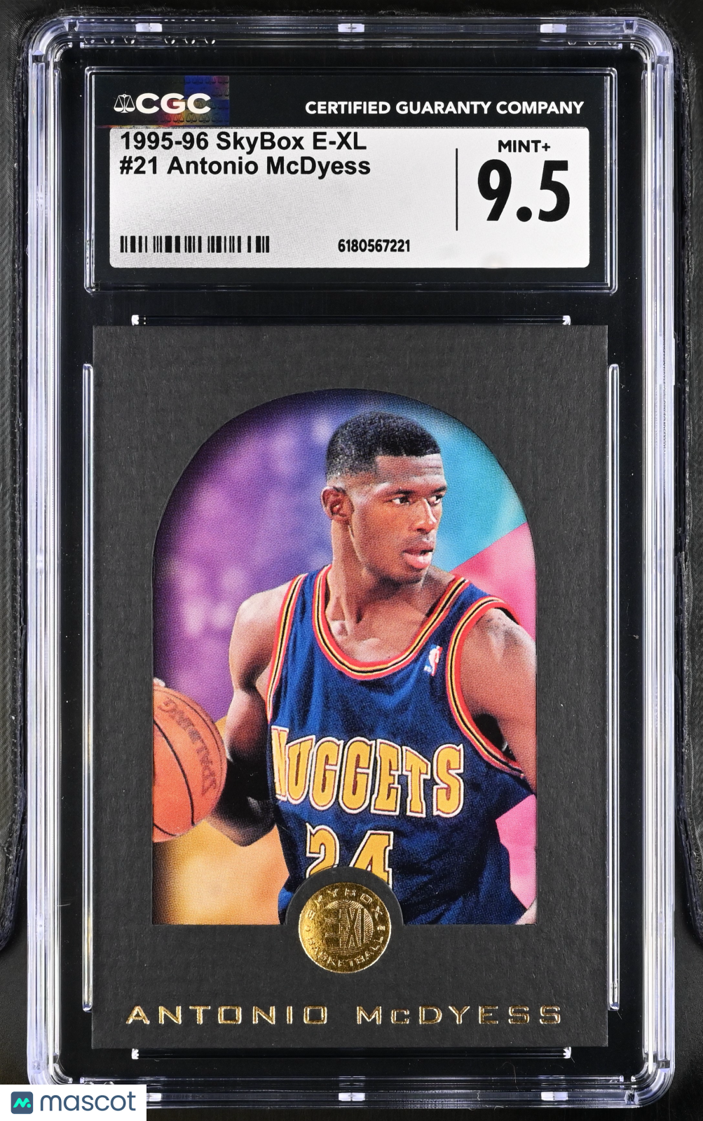 1995-96 Skybox E-XL Antonio McDyess Rookie #21 CGC 9.5 Denver Nuggets