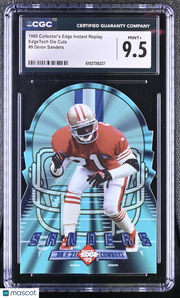 1995 Collector's Edge Instant Replay Deion Sanders Die Cuts #9 CGC 9.5 49ers