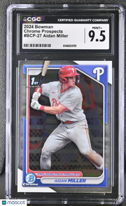 2024 Bowman Aidan Miller Chrome Prospects #BCP-27 CGC 9.5