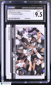 2024 Panini Instant LIX Champions Philadelphia Eagles #1 CGC 9.5