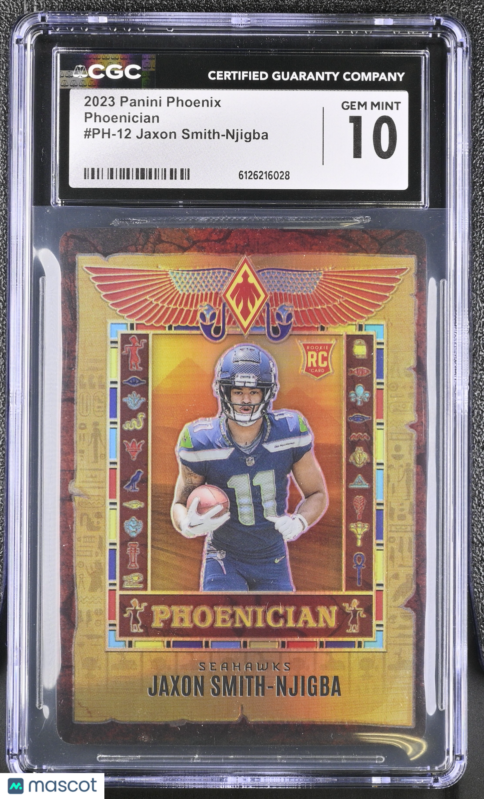 2023 Panini Phoenix Jaxon Smith-Njigba Rookie Phoenician #PH-12 CGC 10 Seahawks